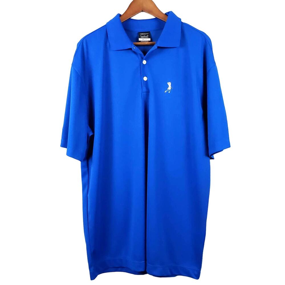 NEW! Nike Golf Polo Chris Alexander Golf Classic BLue - XL